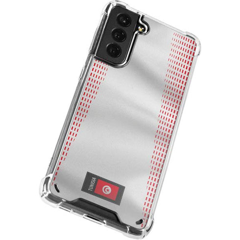 Tunisia Soccer Flag Galaxy S21 Plus 5G Clear Case